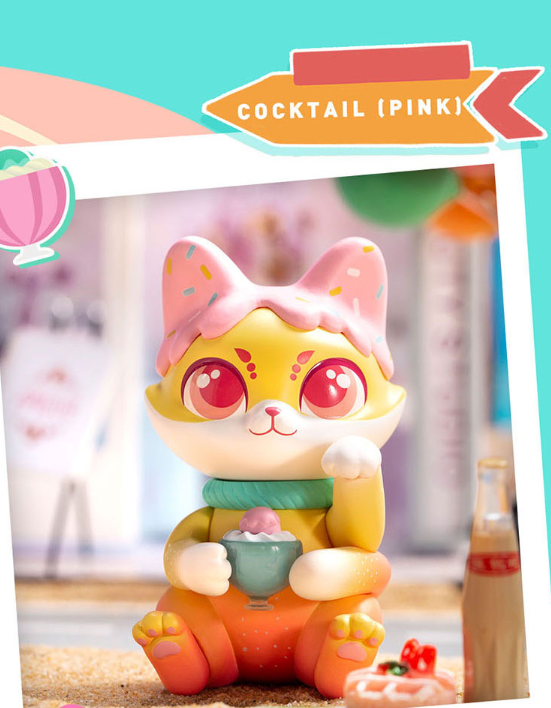 Cassy Cat Street Drink Time Series Toy Arkboxing 1159